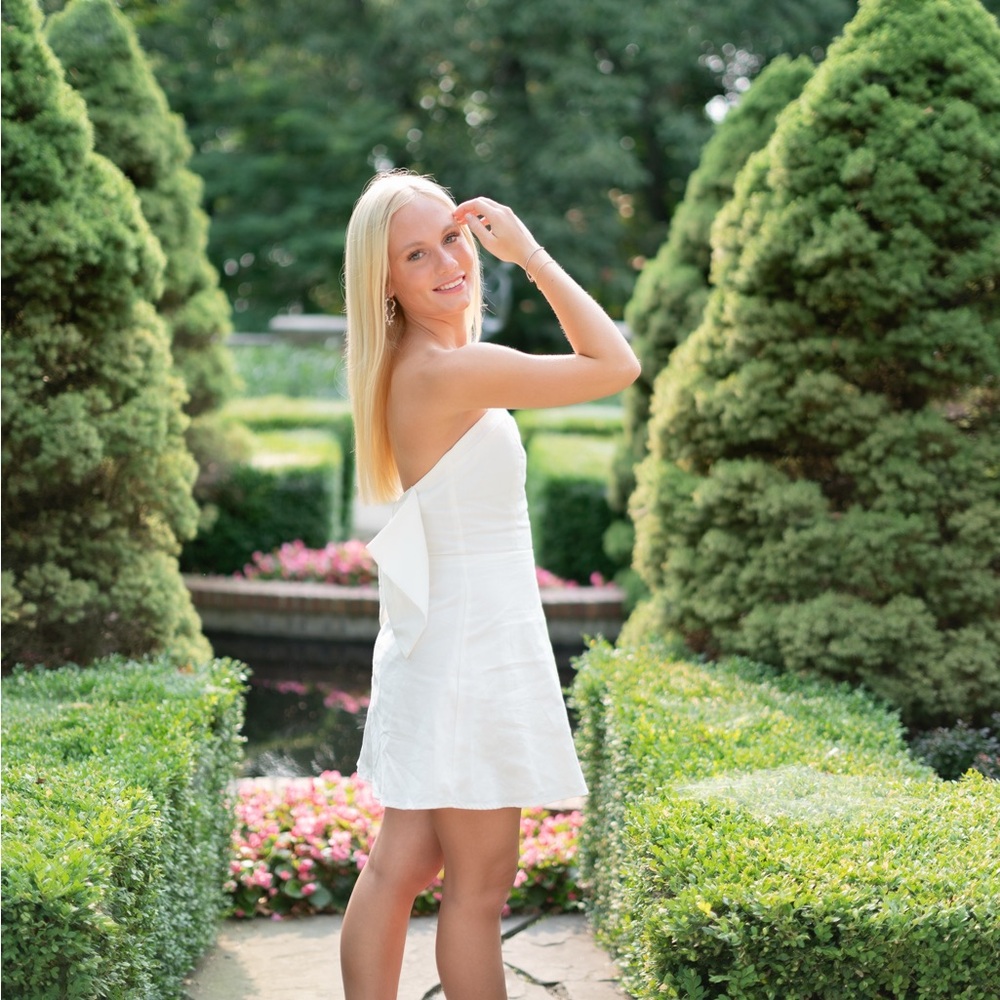 Altar'd State White Strapless Dress